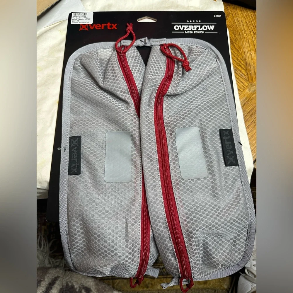 NWT Vertx 2-Pack Large Overflow Mesh Pouch - Picture 1 of 4